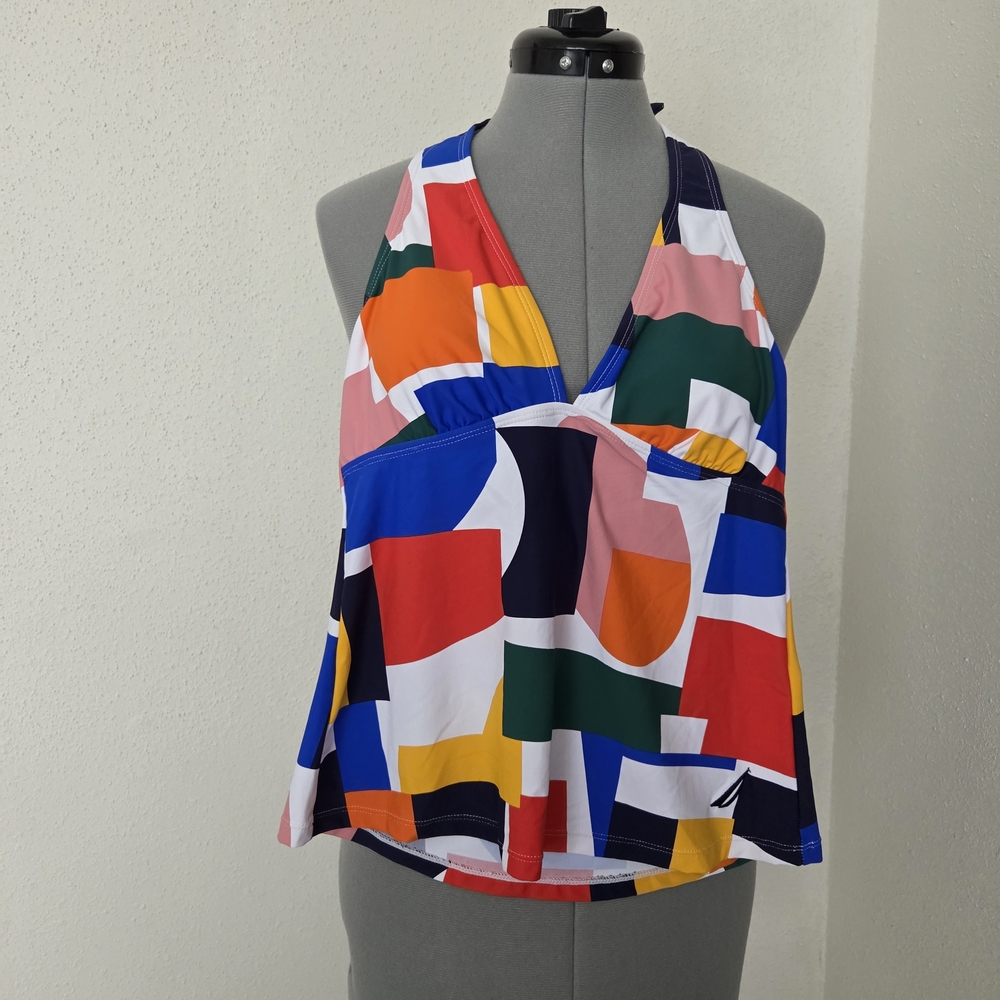 Nautica Swim Multicolor Tankini Swim Top